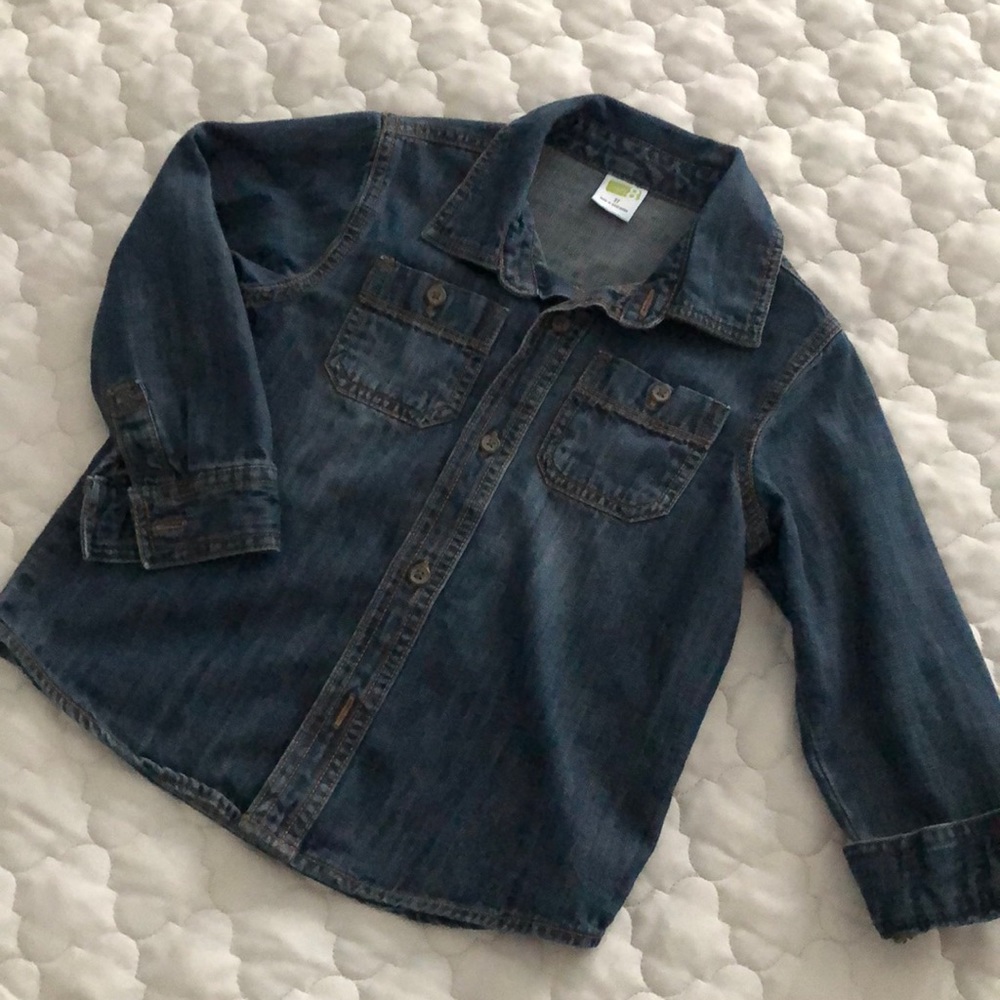 Boys 3T Crazy 8 Long Sleeve Button Up Shirts - Picture 2 of 7